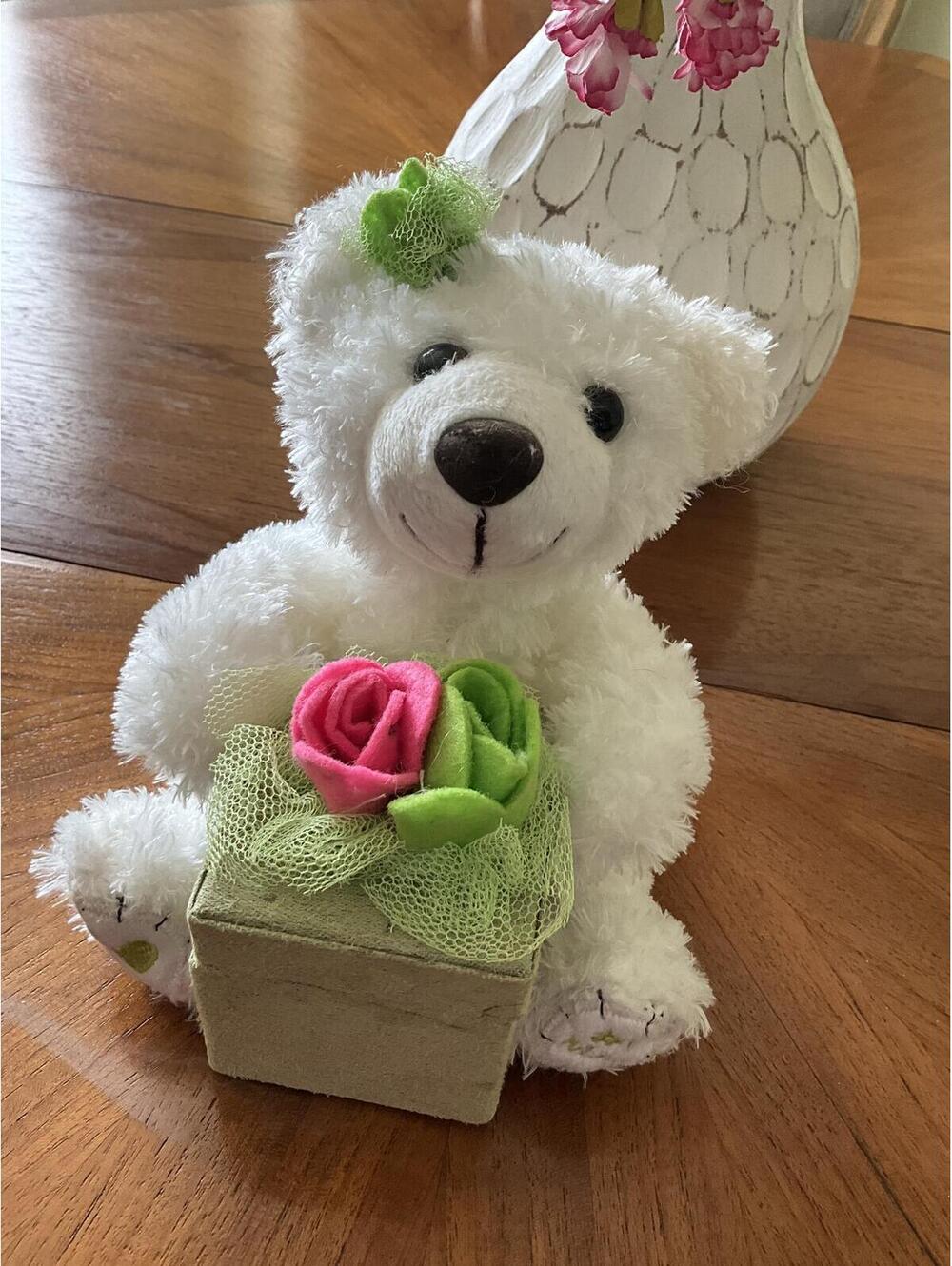 Mother’s Day Plush Teddy Bear with Gift Box NWOT